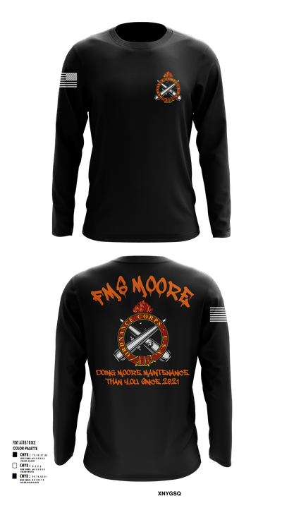 FMS Moore 83066116 Long Sleeve Performance Shirt - 126