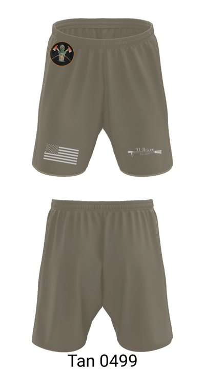 91 Bravo 3173818 Athletic Shorts With Pockets - 69
