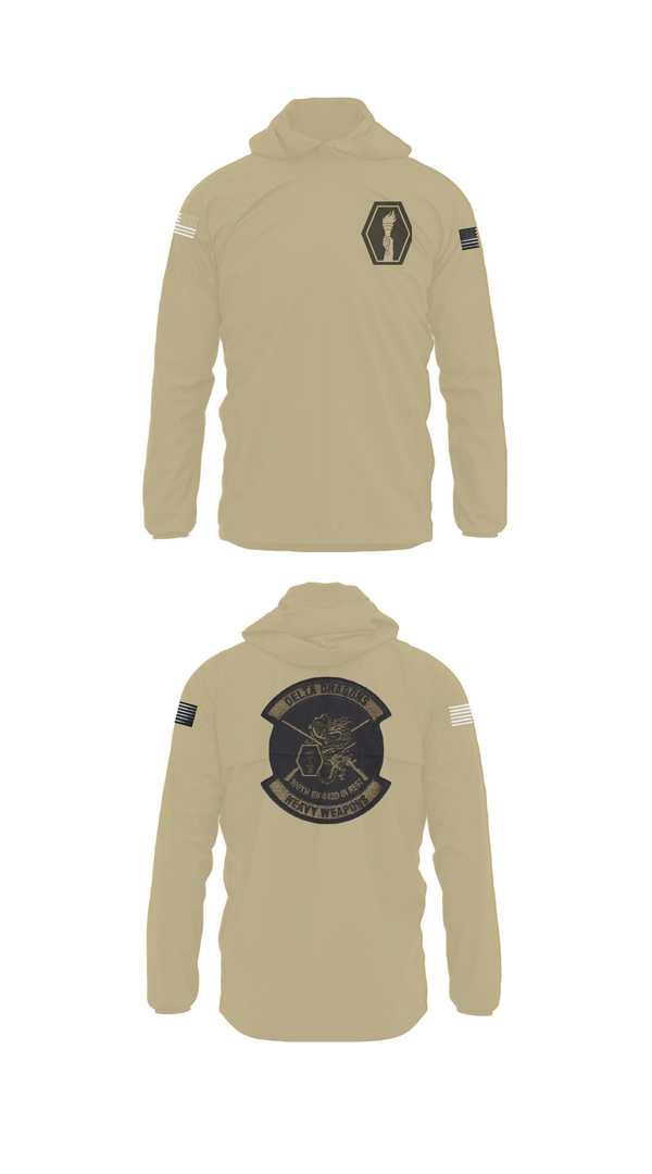 Windbreaker, 100th Battalion 442nd Infantry Delta dragons, Army, Teamtime, Team time, sublimation, custom sports apparel, team uniforms, spirit wear, spiritwear, sports uniforms, custom shirts, team store, custom team store, fundraiser sports, apparel fundraiser
