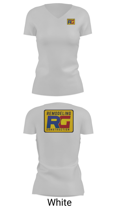 Rg remodeling 25459976 Women's Short Sleeve V-neck Shirt - 19