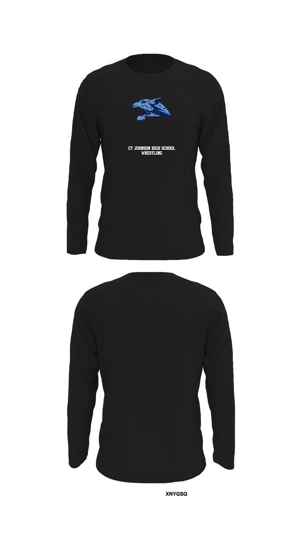 Long Sleeve Performance Shirt, CT Johnson High School Wrestling, Wrestling, Teamtime, Team time, sublimation, custom sports apparel, team uniforms, spirit wear, spiritwear, sports uniforms, custom shirts, team store, custom team store, fundraiser sports, apparel fundraiser