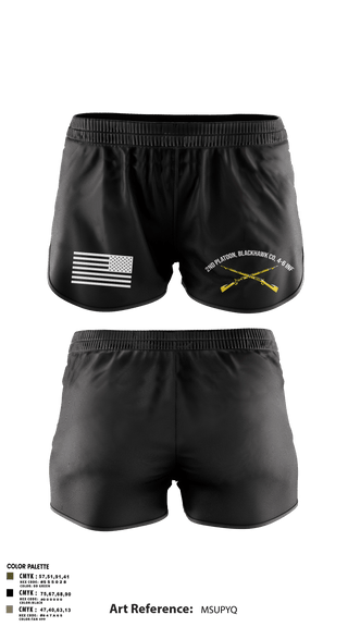 Ranger Panties, 2ND Platoon, Blackhawk CO, 4-6 INF, Army, Teamtime, Team time, sublimation, custom sports apparel, team uniforms, spirit wear, spiritwear, sports uniforms, custom shirts, team store, custom team store, fundraiser sports, apparel fundraiser