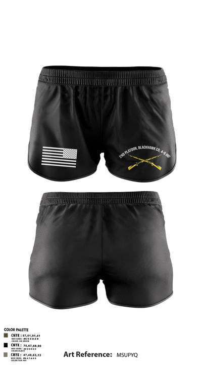 2ND Platoon, Blackhawk CO, 4-6 INF 33052175 Ranger Panties - 106