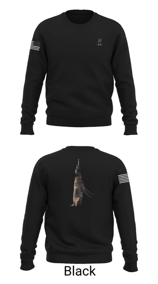 Crew Neck Sweatshirt, Mals K9, Army, Teamtime, Team time, sublimation, custom sports apparel, team uniforms, spirit wear, spiritwear, sports uniforms, custom shirts, team store, custom team store, fundraiser sports, apparel fundraiser