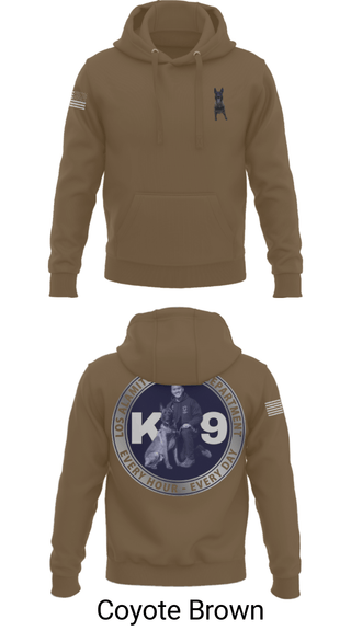Hoodie, Los Alamitos Police K9, Police, Teamtime, Team time, sublimation, custom sports apparel, team uniforms, spirit wear, spiritwear, sports uniforms, custom shirts, team store, custom team store, fundraiser sports, apparel fundraiser