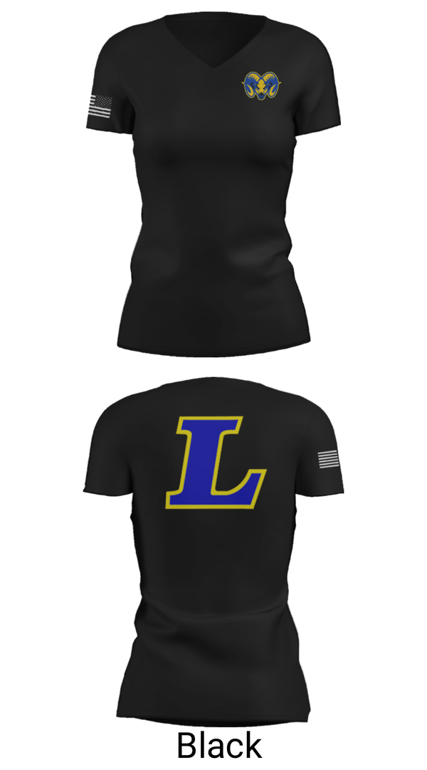 Womens Short Sleeve Vneck Shirt, Lakeside High School Basketball, Women's Basketball, Teamtime, Team time, sublimation, custom sports apparel, team uniforms, spirit wear, spiritwear, sports uniforms, custom shirts, team store, custom team store, fundraiser sports, apparel fundraiser