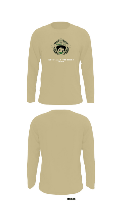 North Valley Youth Soccer League 32192697 Long Sleeve Performance Shirt - 36