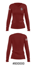 Jeffersontown High School Baseball 20460884 Women's Long Sleeve V-neck Shirt - 20