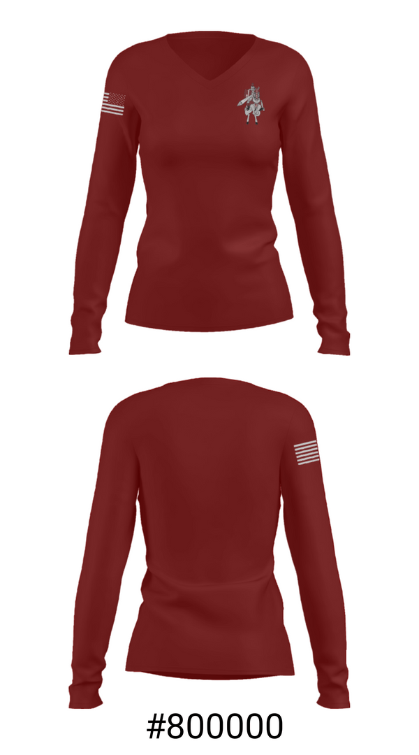 Women's Long Sleeve Vneck Shirt, Jeffersontown High School Baseball, Baseball, Teamtime, Team time, sublimation, custom sports apparel, team uniforms, spirit wear, spiritwear, sports uniforms, custom shirts, team store, custom team store, fundraiser sports, apparel fundraiser