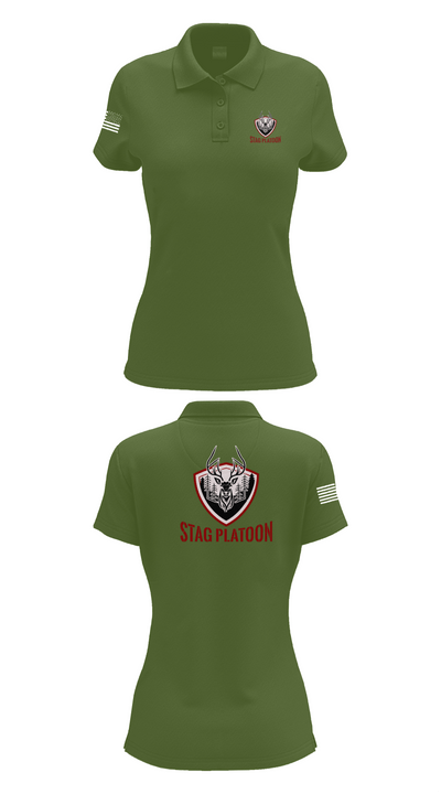 Eagle troop 2/2 62182830 Women's Short Sleeve Performance Polo  - 55
