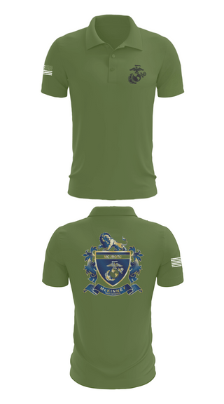 Short Sleeve Performance Polo, MHS MCJROTC, Marines, Teamtime, Team time, sublimation, custom sports apparel, team uniforms, spirit wear, spiritwear, sports uniforms, custom shirts, team store, custom team store, fundraiser sports, apparel fundraiser