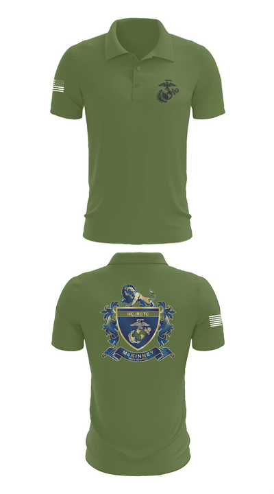 MHS MCJROTC 59562890 Short Sleeve Performance Polo - 47