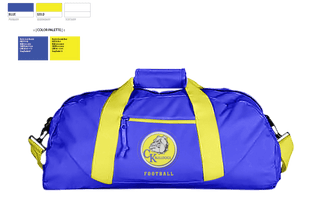 Duffle Bag, Claysburg-Kimmel Senior High School Football, Football, Teamtime, Team time, sublimation, custom sports apparel, team uniforms, spirit wear, spiritwear, sports uniforms, custom shirts, team store, custom team store, fundraiser sports, apparel fundraiser