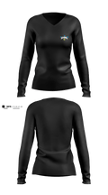 Barrie North Winter Tennis 29940285 Women's Long Sleeve V-neck Shirt - 20 (1)