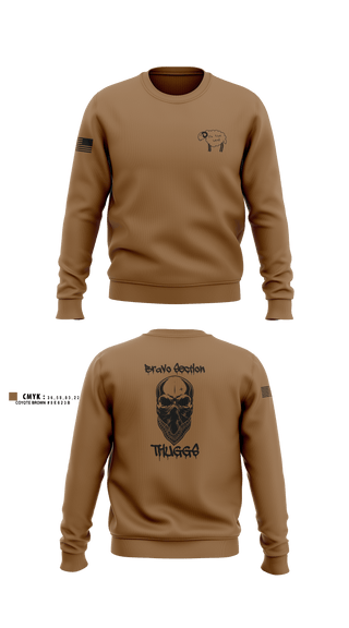 Crew Neck Sweatshirt, Delta Company 1-114th Infantry, National Guard, Teamtime, Team time, sublimation, custom sports apparel, team uniforms, spirit wear, spiritwear, sports uniforms, custom shirts, team store, custom team store, fundraiser sports, apparel fundraiser