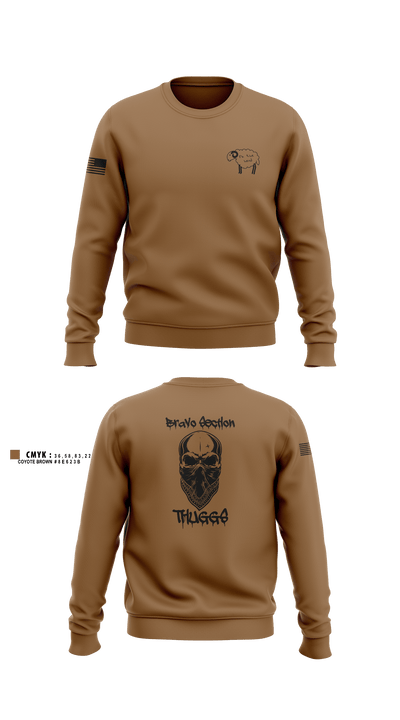 Delta Company 1-114th Infantry 53966705 Crew Neck Sweatshirt - 2