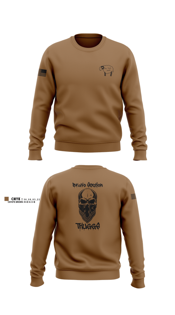 Crew Neck Sweatshirt, Delta Company 1-114th Infantry, National Guard, Teamtime, Team time, sublimation, custom sports apparel, team uniforms, spirit wear, spiritwear, sports uniforms, custom shirts, team store, custom team store, fundraiser sports, apparel fundraiser
