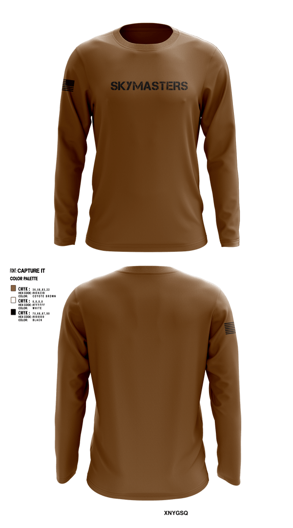 Long Sleeve Performance Shirt, Skymasters, Army, Teamtime, Team time, sublimation, custom sports apparel, team uniforms, spirit wear, spiritwear, sports uniforms, custom shirts, team store, custom team store, fundraiser sports, apparel fundraiser