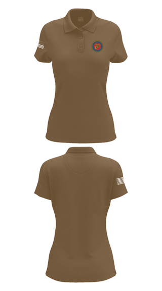 Women's Short Sleeve Performance Polo, 189/34th unit, Marines, Teamtime, Team time, sublimation, custom sports apparel, team uniforms, spirit wear, spiritwear, sports uniforms, custom shirts, team store, custom team store, fundraiser sports, apparel fundraiser
