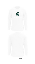 Pembroke Jr Spartans 97077412 Long Sleeve Performance Shirt - 8