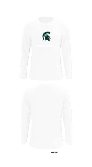Long Sleeve Performance Shirt, Pembroke Jr Spartans, Cheer, Teamtime, Team time, sublimation, custom sports apparel, team uniforms, spirit wear, spiritwear, sports uniforms, custom shirts, team store, custom team store, fundraiser sports, apparel fundraiser