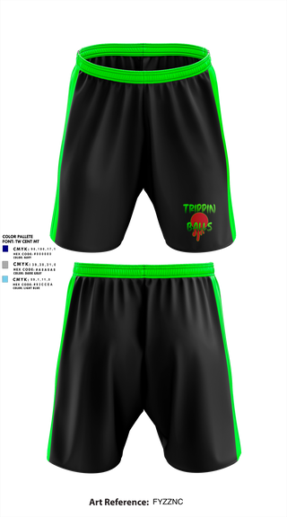 Athletic Shorts With Pockets, Trippin Balls, Softball, Teamtime, Team time, sublimation, custom sports apparel, team uniforms, spirit wear, spiritwear, sports uniforms, custom shirts, team store, custom team store, fundraiser sports, apparel fundraiser