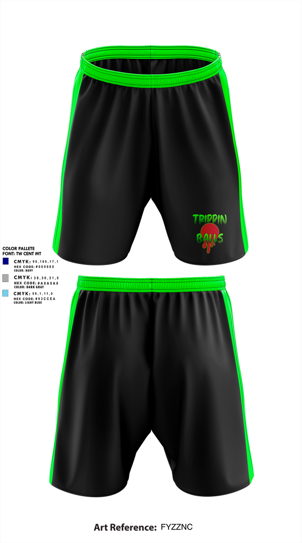 Athletic Shorts With Pockets, Trippin Balls, Softball, Teamtime, Team time, sublimation, custom sports apparel, team uniforms, spirit wear, spiritwear, sports uniforms, custom shirts, team store, custom team store, fundraiser sports, apparel fundraiser