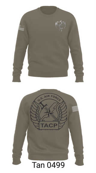 Crew Neck Sweatshirt, 18th Air Support Operations Group, Air Force, Teamtime, Team time, sublimation, custom sports apparel, team uniforms, spirit wear, spiritwear, sports uniforms, custom shirts, team store, custom team store, fundraiser sports, apparel fundraiser