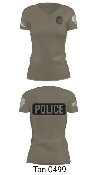 Women's Short Sleeve Vneck Shirt, 27 SOSFS, Air Force, Teamtime, Team time, sublimation, custom sports apparel, team uniforms, spirit wear, spiritwear, sports uniforms, custom shirts, team store, custom team store, fundraiser sports, apparel fundraiser