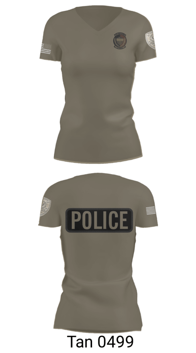 27 SOSFS 8659239 Women's Short Sleeve V-neck Shirt - 38