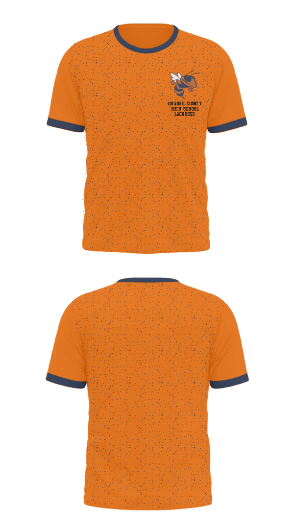 Short Sleeve Performance Shirt, Orange County High School Lacrosse, Men's Lacrosse, Teamtime, Team time, sublimation, custom sports apparel, team uniforms, spirit wear, spiritwear, sports uniforms, custom shirts, team store, custom team store, fundraiser sports, apparel fundraiser