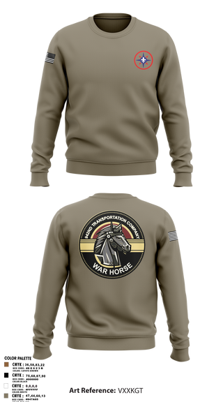 Crew Neck Sweatshirt, 942nd TC, , Teamtime, Team time, sublimation, custom sports apparel, team uniforms, spirit wear, spiritwear, sports uniforms, custom shirts, team store, custom team store, fundraiser sports, apparel fundraiser