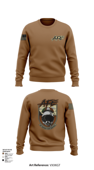 Crew Neck Sweatshirt, 162 AFE, Air Force, Teamtime, Team time, sublimation, custom sports apparel, team uniforms, spirit wear, spiritwear, sports uniforms, custom shirts, team store, custom team store, fundraiser sports, apparel fundraiser