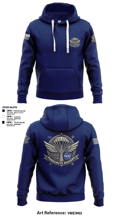 NASA PARACHUTE RIGGERS 96987391 Hoodie - 1