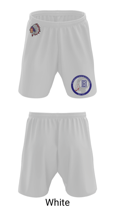 Byhalia High School Cheer 25376847 Athletic Shorts With Pockets - 1