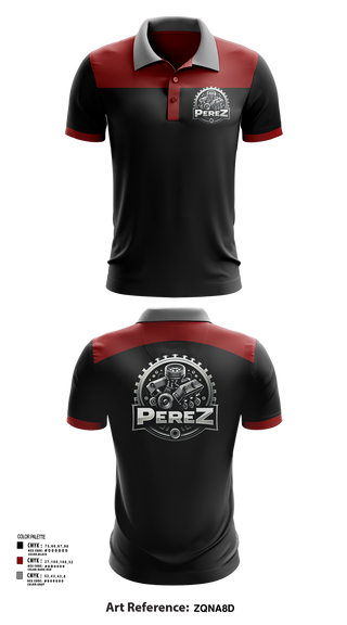 Short Sleeve Performance Polo, PÉREZ MOTORS, , Teamtime, Team time, sublimation, custom sports apparel, team uniforms, spirit wear, spiritwear, sports uniforms, custom shirts, team store, custom team store, fundraiser sports, apparel fundraiser