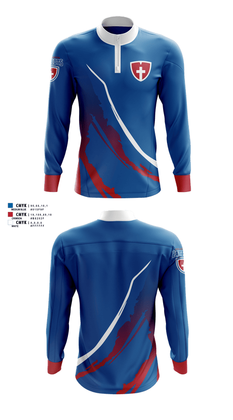 Quarter Zip Jacket, Open Door Christian Schools, , Teamtime, Team time, sublimation, custom sports apparel, team uniforms, spirit wear, spiritwear, sports uniforms, custom shirts, team store, custom team store, fundraiser sports, apparel fundraiser