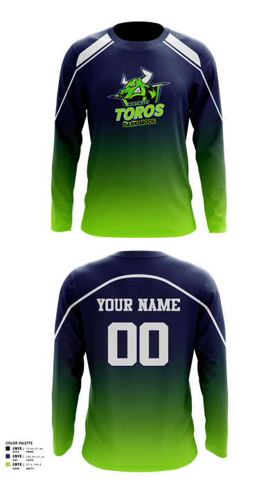 Northeast Toros Football 18068925 Long Sleeve Performance Shirt 4