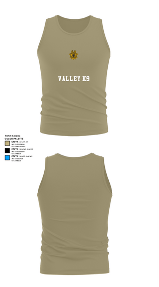 Tank Top, VALLEY K9, , Teamtime, Team time, sublimation, custom sports apparel, team uniforms, spirit wear, spiritwear, sports uniforms, custom shirts, team store, custom team store, fundraiser sports, apparel fundraiser