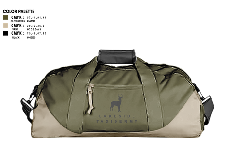 Duffle Bag, Lakeside Taxidermy, , Teamtime, Team time, sublimation, custom sports apparel, team uniforms, spirit wear, spiritwear, sports uniforms, custom shirts, team store, custom team store, fundraiser sports, apparel fundraiser