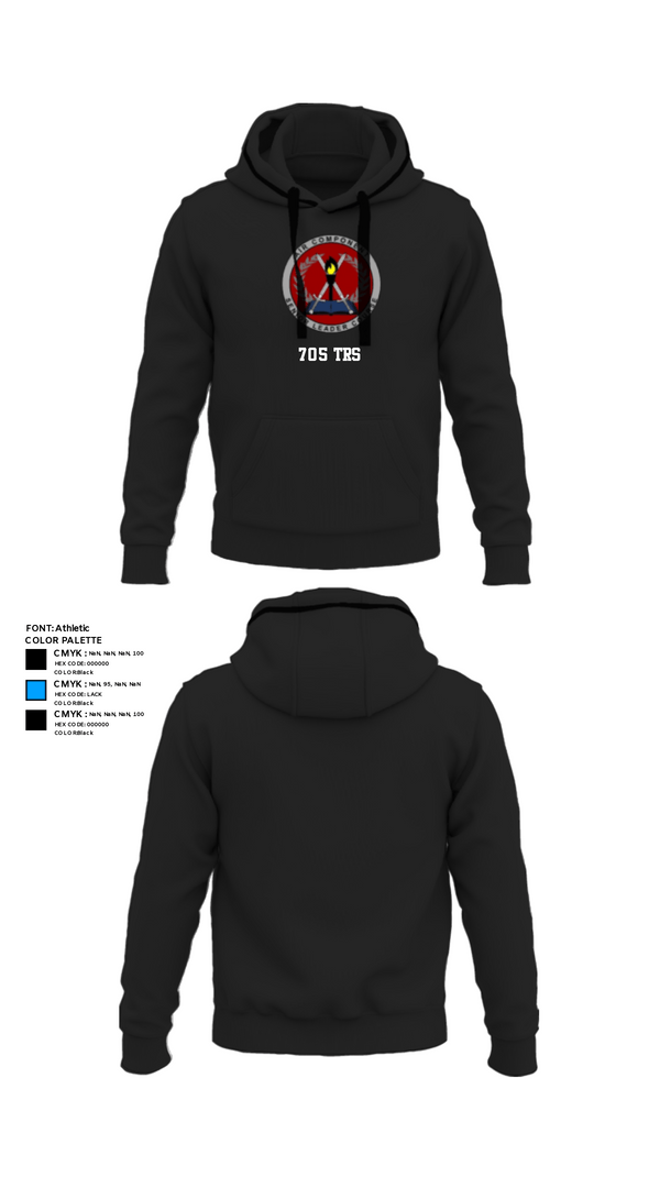 Hoodie, 705 TRS, Air Force, Teamtime, Team time, sublimation, custom sports apparel, team uniforms, spirit wear, spiritwear, sports uniforms, custom shirts, team store, custom team store, fundraiser sports, apparel fundraiser