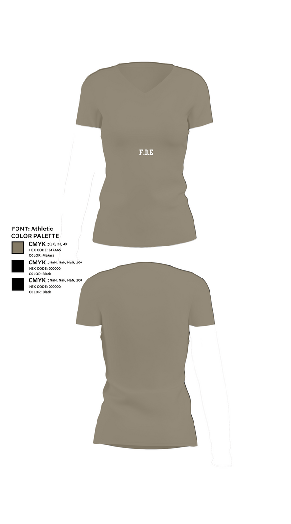 Womens Short Sleeve Vneck Shirt, F.O.E, Baseball, Teamtime, Team time, sublimation, custom sports apparel, team uniforms, spirit wear, spiritwear, sports uniforms, custom shirts, team store, custom team store, fundraiser sports, apparel fundraiser