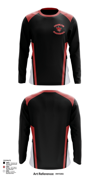 Long Sleeve Performance Shirt, Football Diablos, , Teamtime, Team time, sublimation, custom sports apparel, team uniforms, spirit wear, spiritwear, sports uniforms, custom shirts, team store, custom team store, fundraiser sports, apparel fundraiser