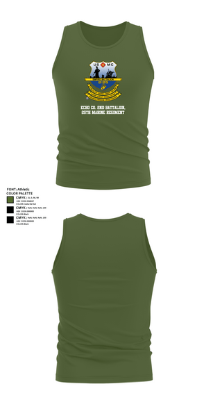 Tank Top, Echo Co. 2nd battalion, 25th Marine Regiment, , Teamtime, Team time, sublimation, custom sports apparel, team uniforms, spirit wear, spiritwear, sports uniforms, custom shirts, team store, custom team store, fundraiser sports, apparel fundraiser