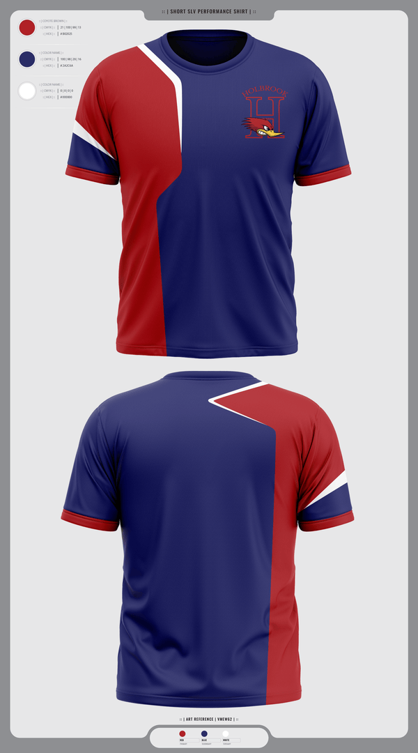 Short Sleeve Performance Shirt, Holbrook High School Wrestling, Wrestling, Teamtime, Team time, sublimation, custom sports apparel, team uniforms, spirit wear, spiritwear, sports uniforms, custom shirts, team store, custom team store, fundraiser sports, apparel fundraiser