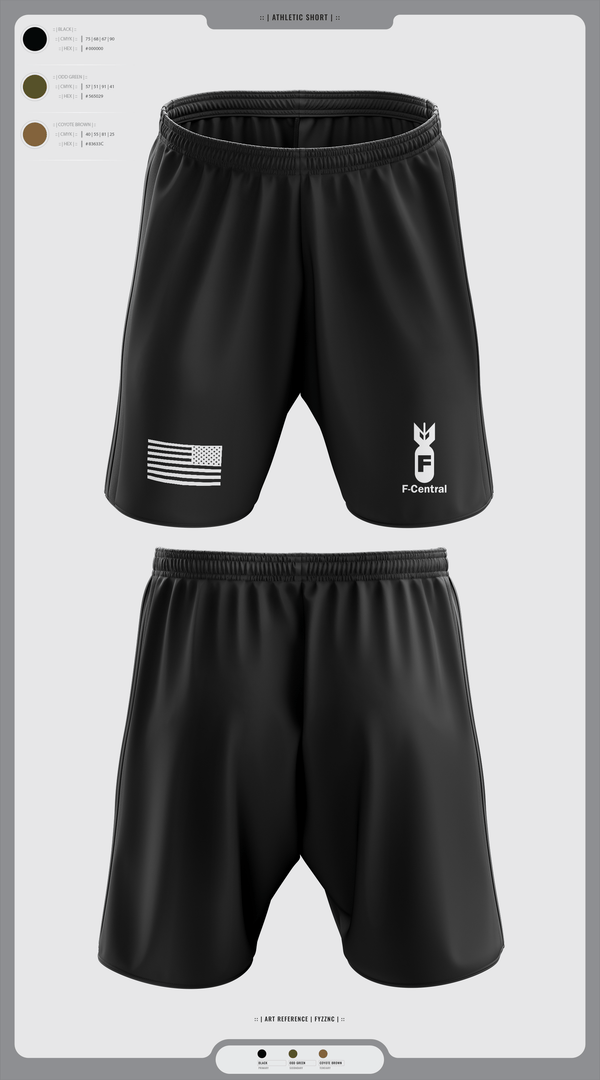 Athletic Shorts With Pockets, F Central, Police, Teamtime, Team time, sublimation, custom sports apparel, team uniforms, spirit wear, spiritwear, sports uniforms, custom shirts, team store, custom team store, fundraiser sports, apparel fundraiser