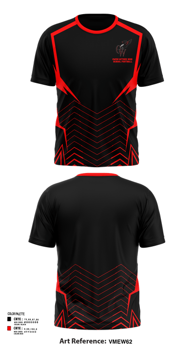 Owen-Withee High School Football 87083210 Short Sleeve Performance Shirt - 124
