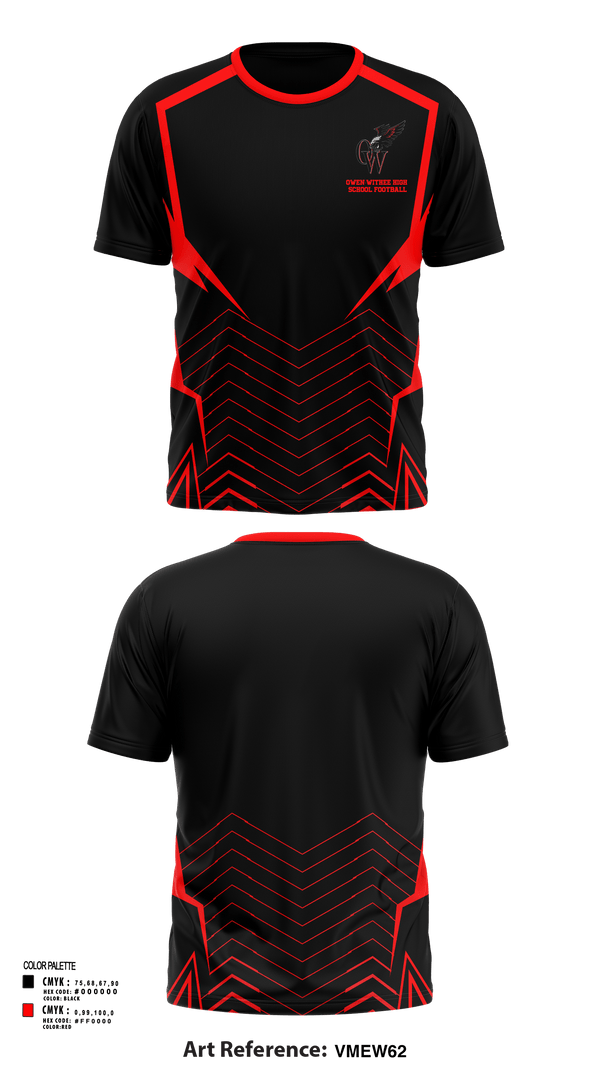 Short Sleeve Performance Shirt, Owen-Withee High School Football, Football, Teamtime, Team time, sublimation, custom sports apparel, team uniforms, spirit wear, spiritwear, sports uniforms, custom shirts, team store, custom team store, fundraiser sports, apparel fundraiser