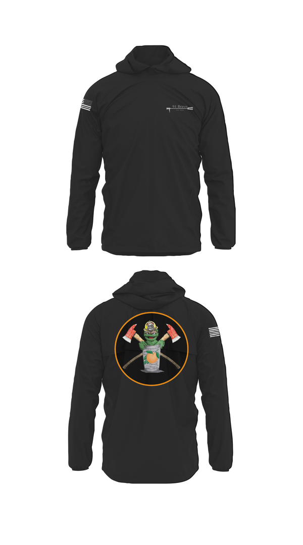 Windbreaker, 91 Bravo, Fire Department, Teamtime, Team time, sublimation, custom sports apparel, team uniforms, spirit wear, spiritwear, sports uniforms, custom shirts, team store, custom team store, fundraiser sports, apparel fundraiser
