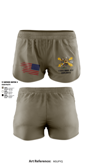 Ranger Panties, Bravo 1-119th FA, , Teamtime, Team time, sublimation, custom sports apparel, team uniforms, spirit wear, spiritwear, sports uniforms, custom shirts, team store, custom team store, fundraiser sports, apparel fundraiser